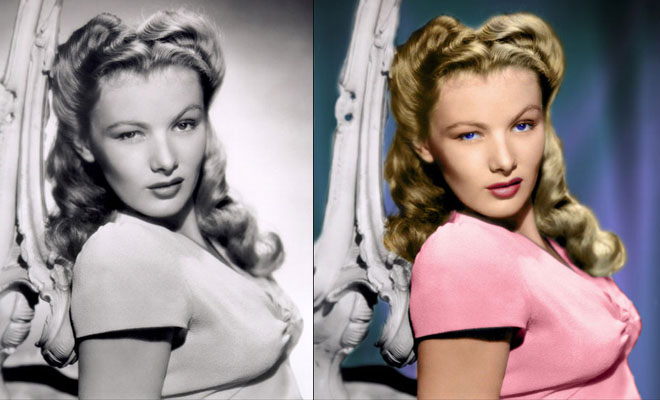 Coloring old, black and white photo in Photoshop - 25 Best Photoshop Works
